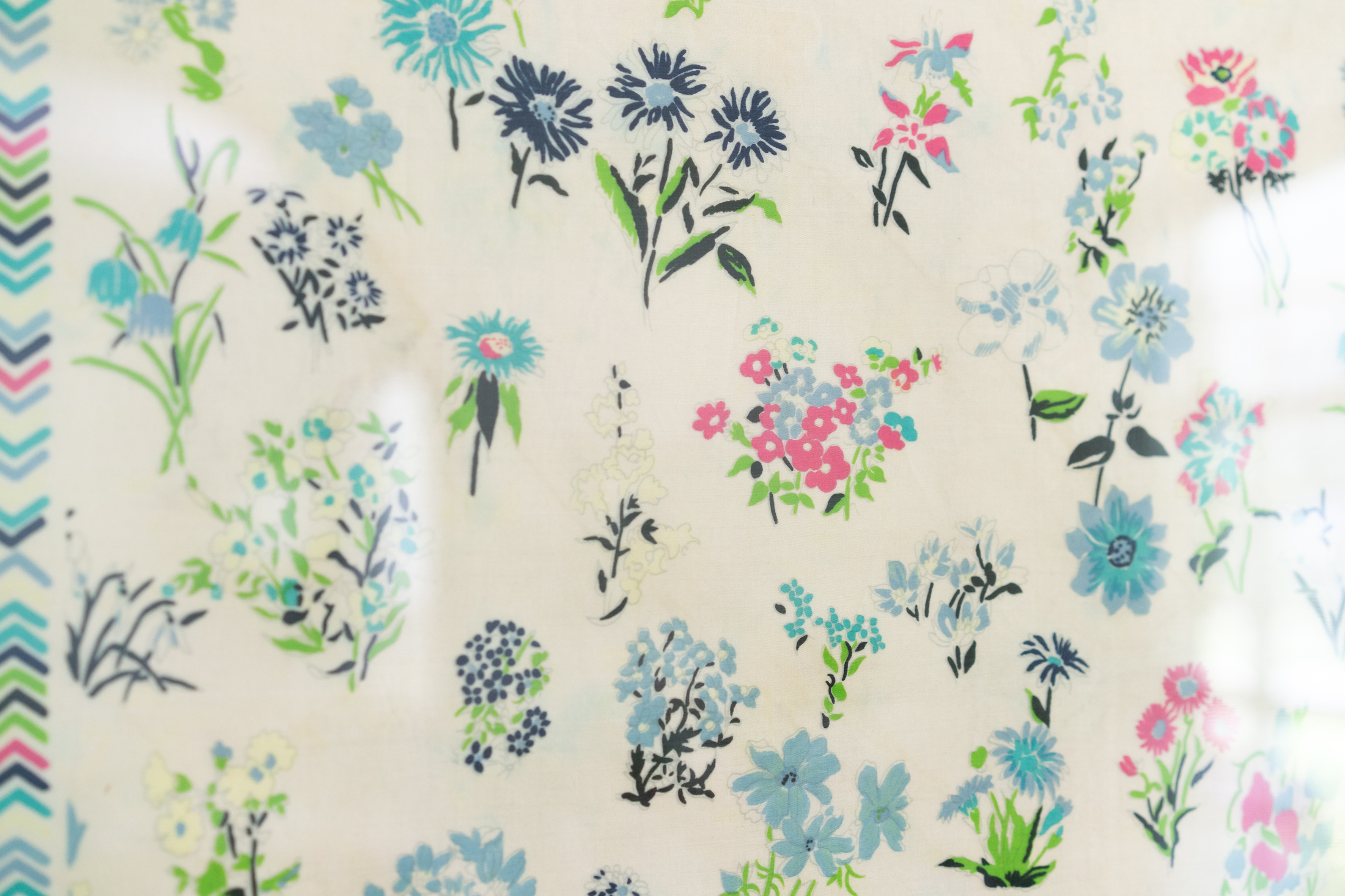 How I Framed a Vintage Silk Scarf Blog