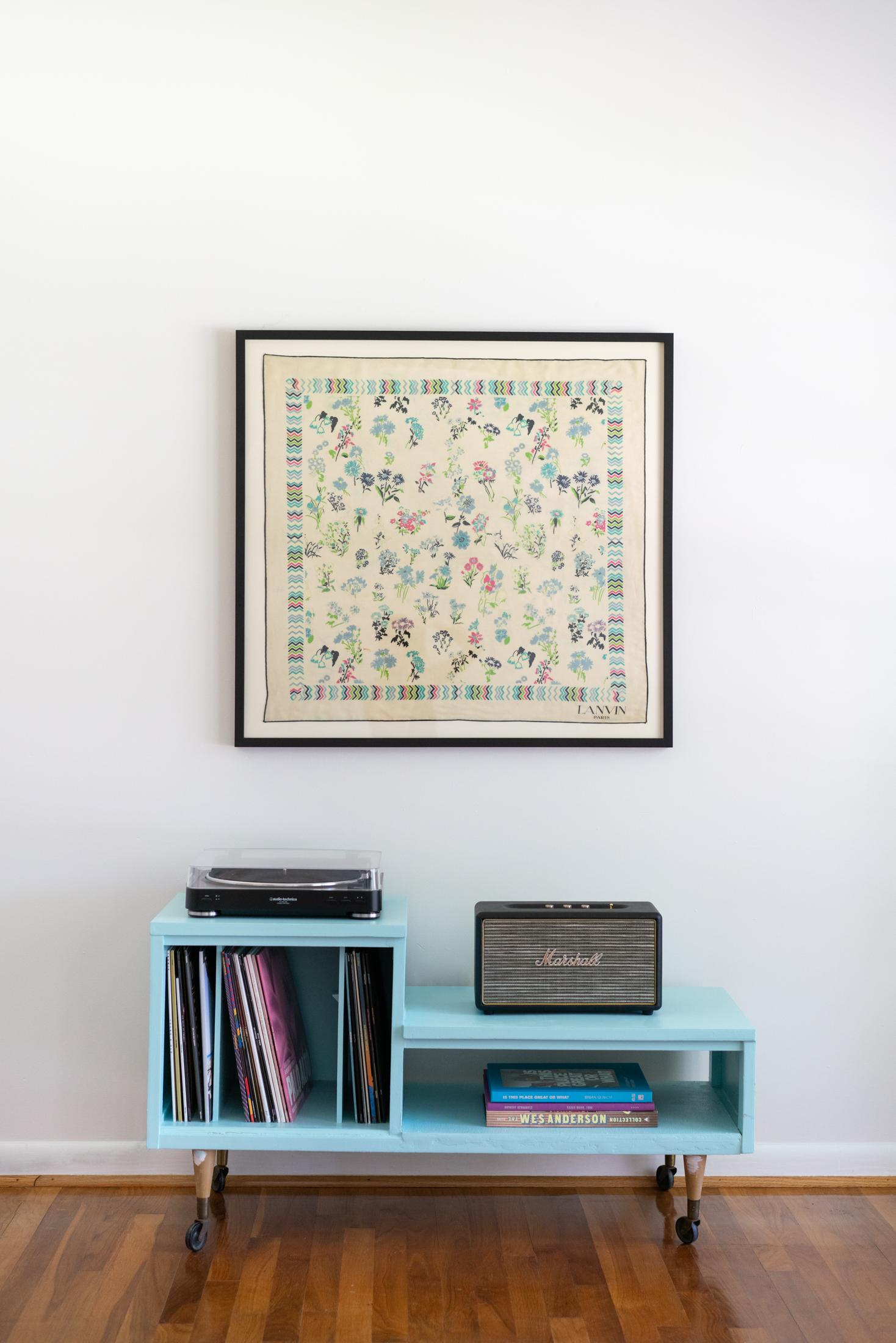 How I Framed a Vintage Silk Scarf Blog