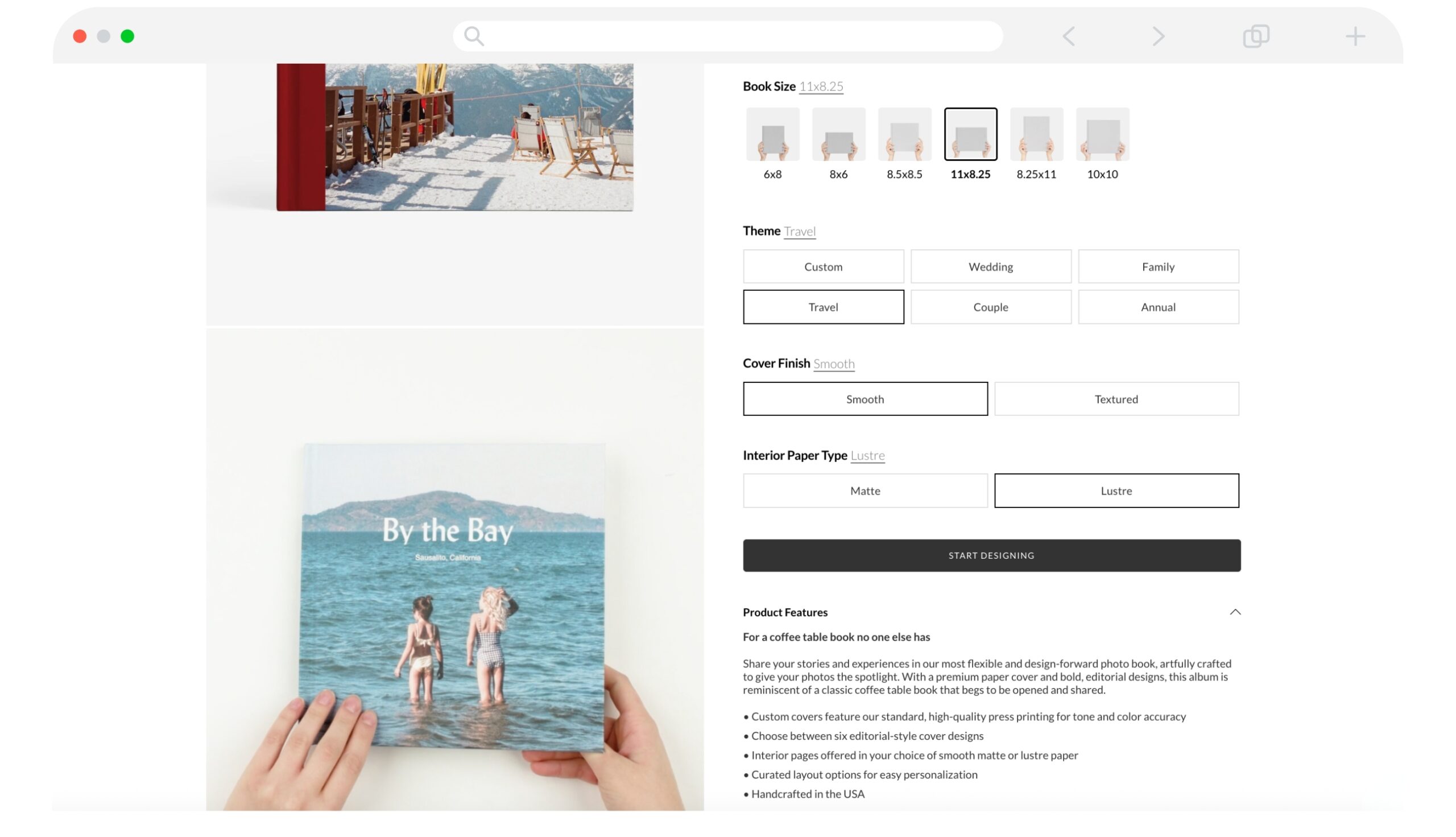 Screenshot of the Artifact Uprising website. 