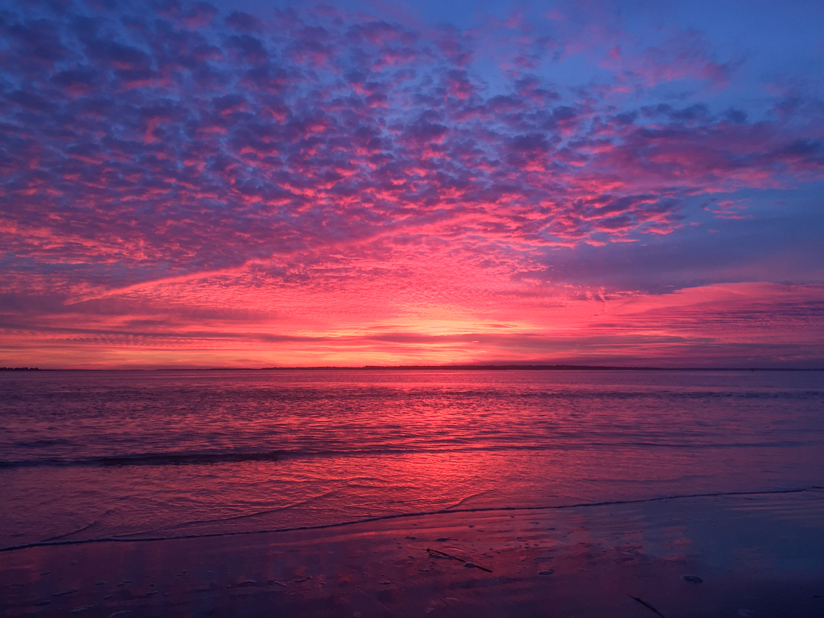 Sunset on Sullivan's Island Beach, Charleston