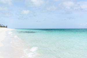 Landscape of a Turks and Caicos beach