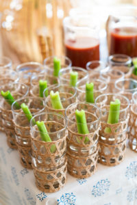Bloody Mary's at the Amanda Lindroth store opening party in Charleston, SC