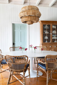 Jill Howard Design Pawley's Island beach home dining room