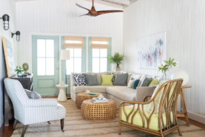Jill Howard Design Pawley's Island beach home living room