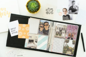 Photo album and scrapbooking supplies for documenting your life