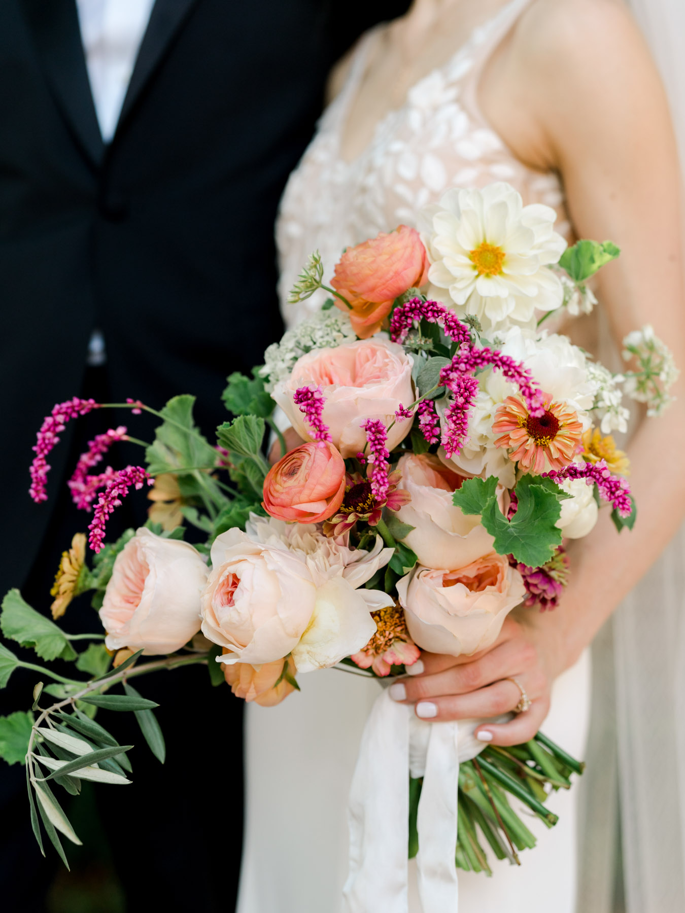 A bridal bouquet made by florist Flowershop in Charleston, SC 